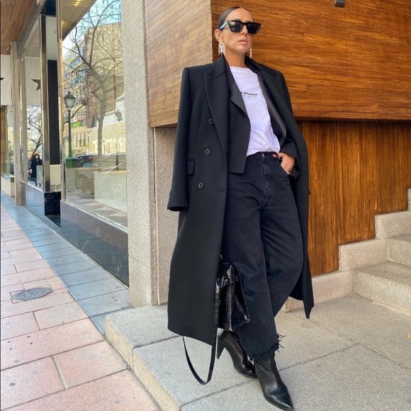 Last💞🔥Zara wool long coat bloggers fav - Picture 2 of 11